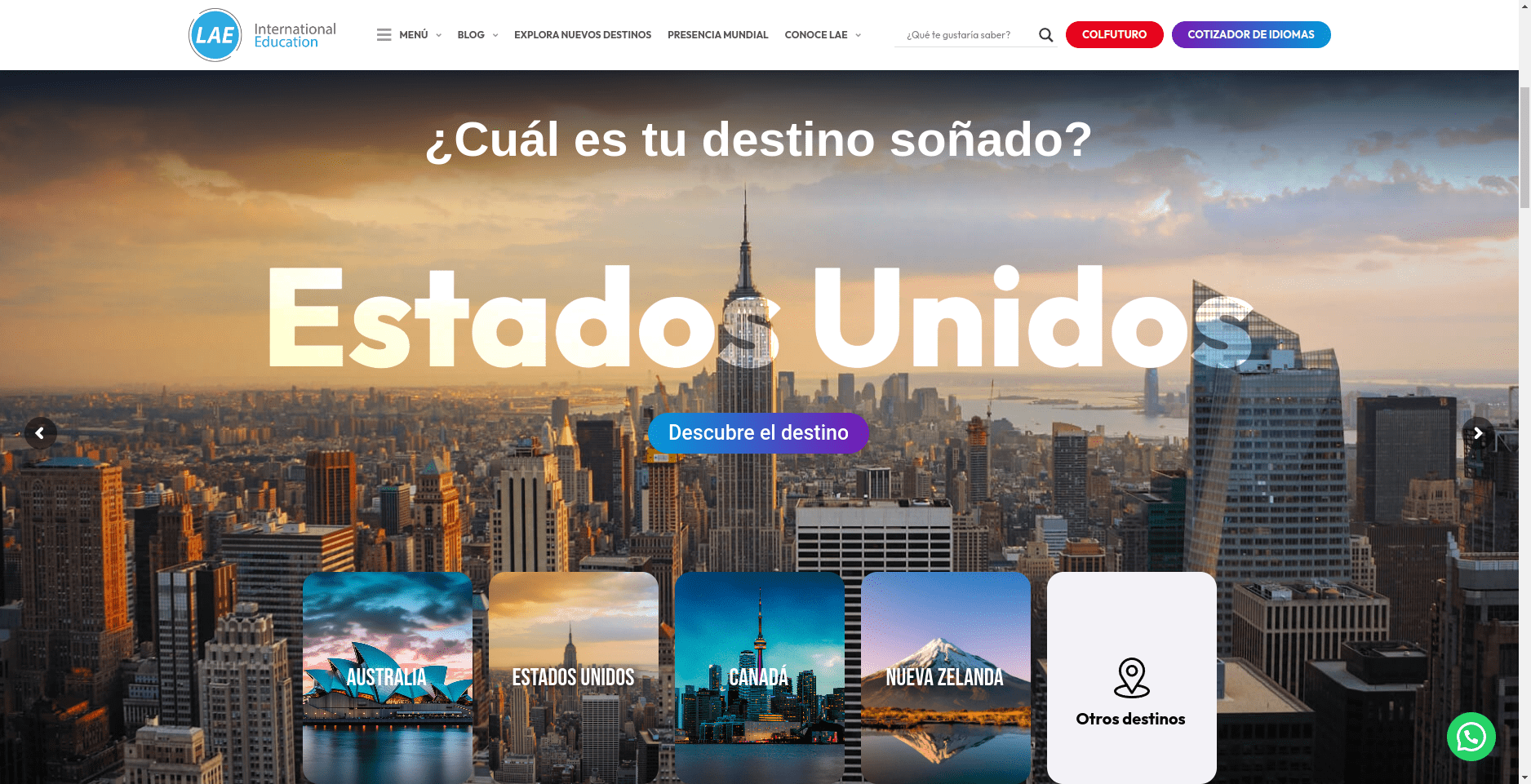 Website to promote services